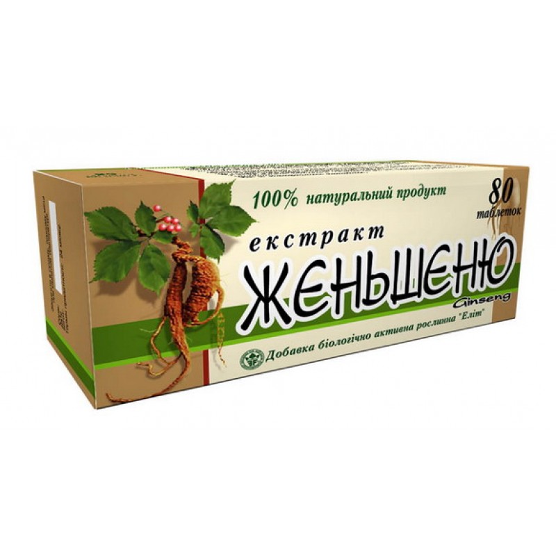 Общеукрепляющий препарат "Экстракт женьшеня" №40